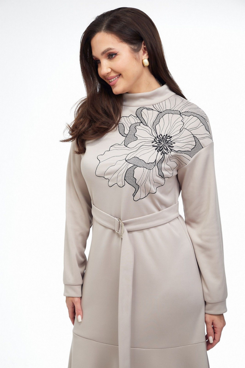 Платья Takka Plus 25-255/1 бежевый