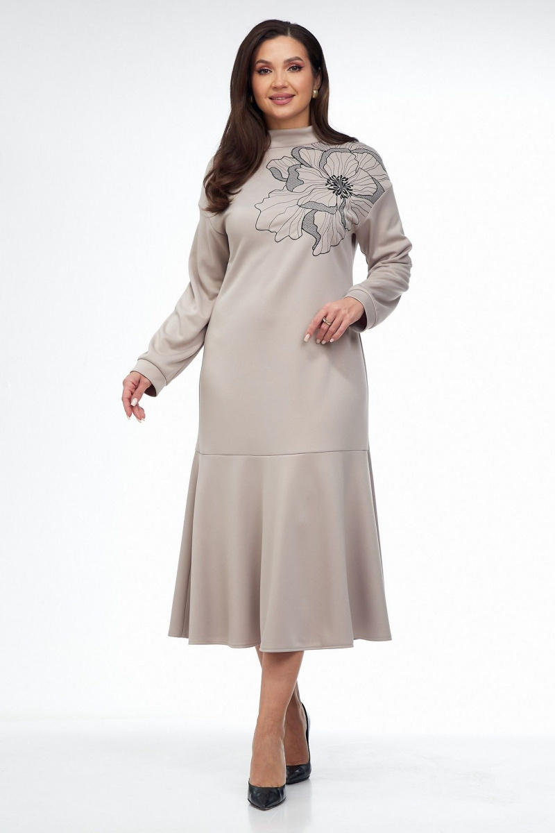 Платья Takka Plus 25-255/1 бежевый