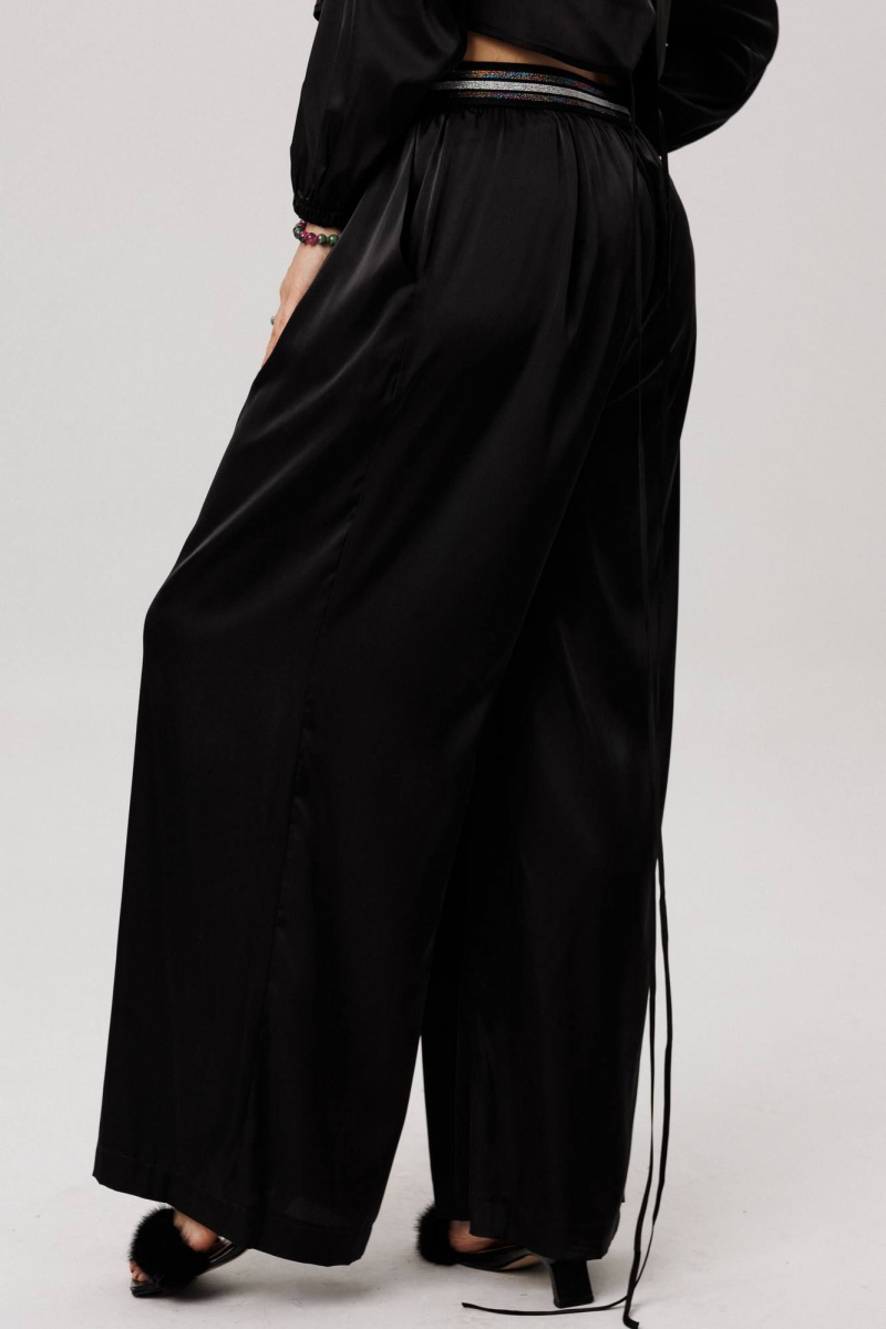 Брюки Anelli 1734 блестящий_черный