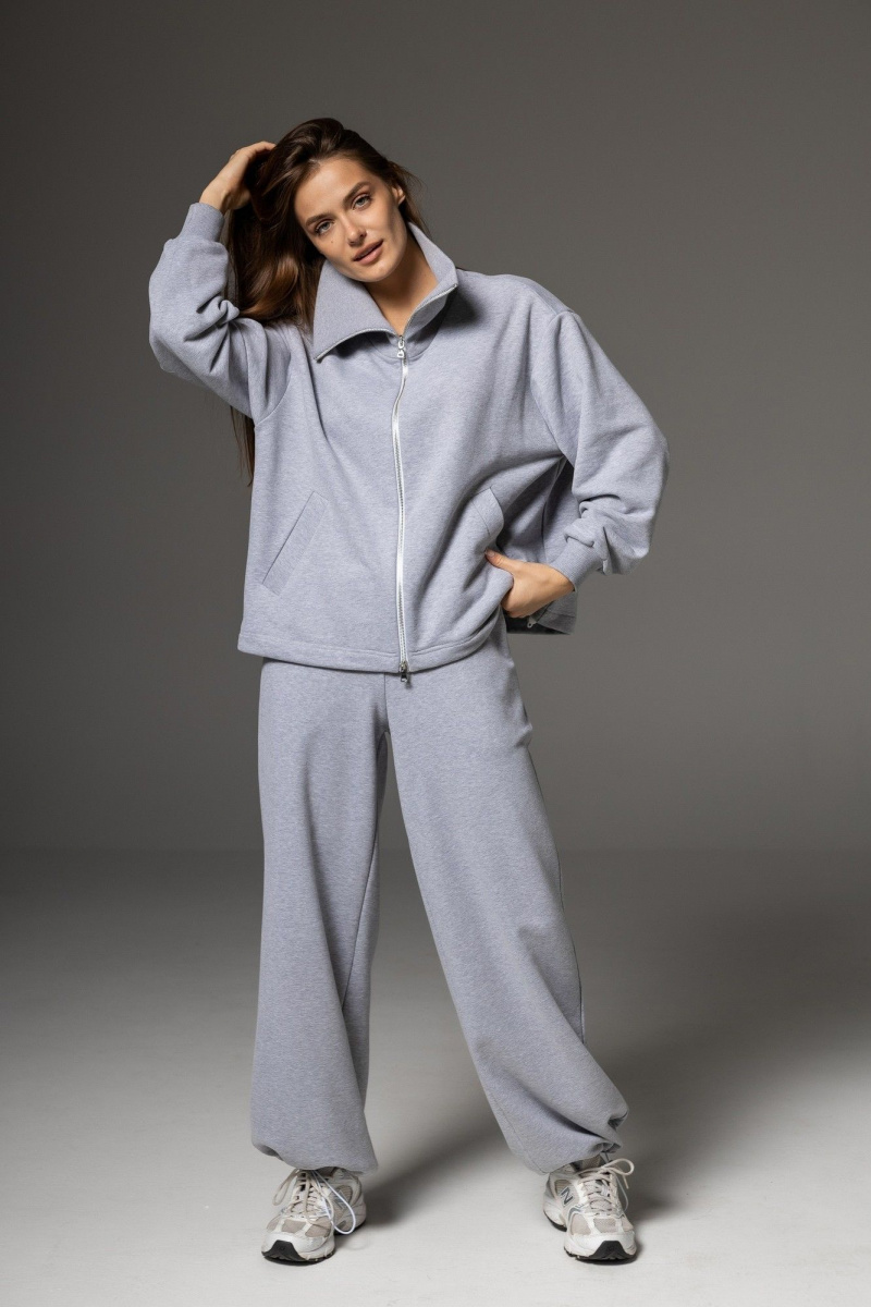 Брючный комплект Twok 112501 серый