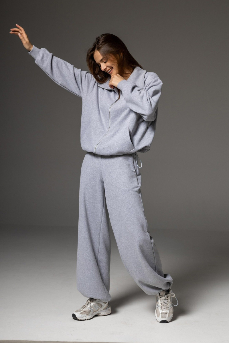 Брючный комплект Twok 112501 серый