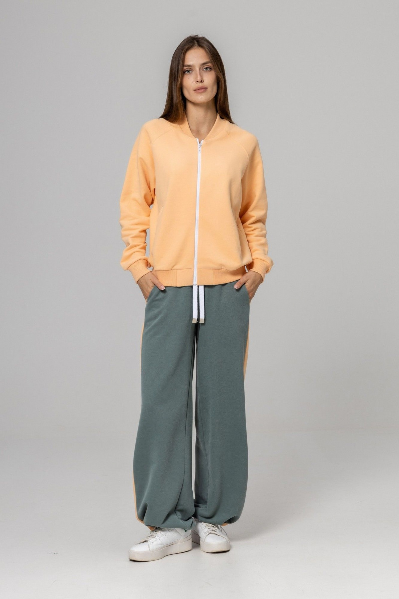 Брючный комплект Twok 925709 персик/шалфей