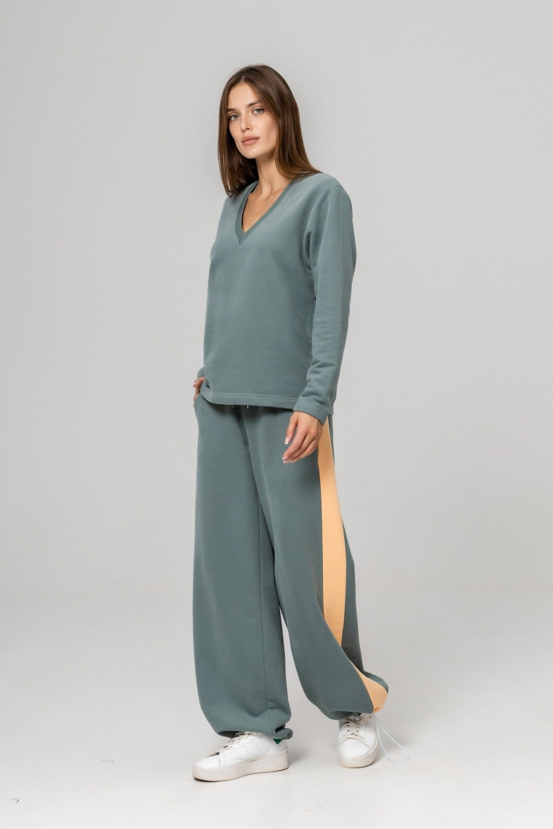 Брючный комплект Twok 925714 шалфей