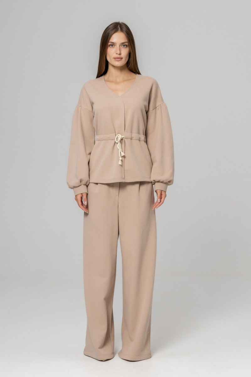 Брючный комплект Twok 925722 бежевый