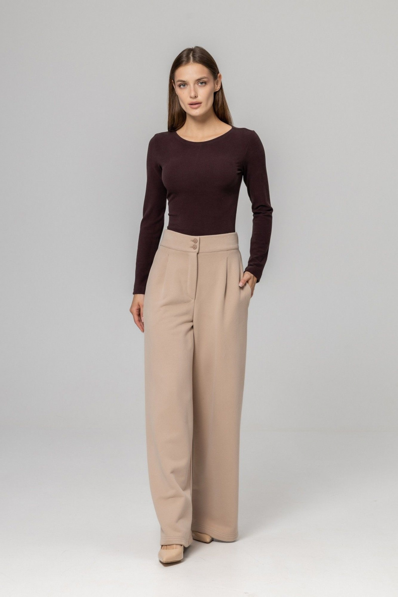 Брюки Twok 952723 бежевый