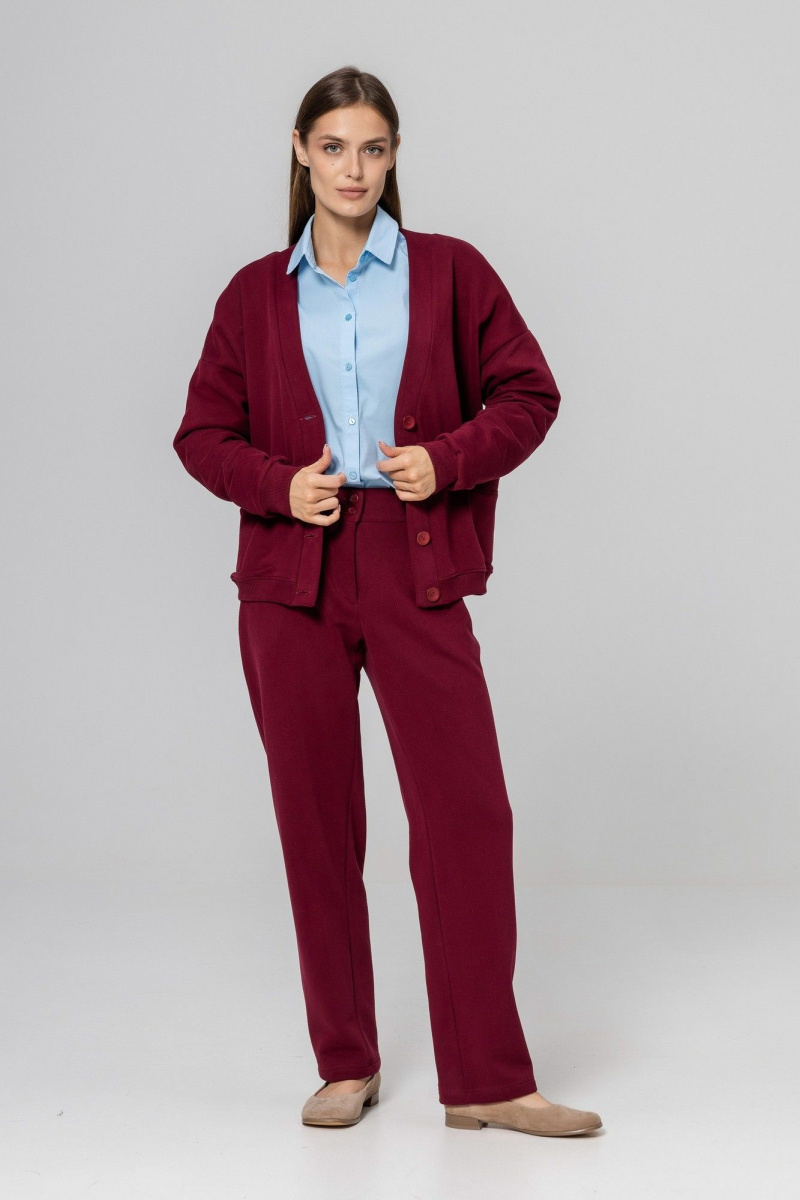 Брючный комплект Twok 952730 бургунди