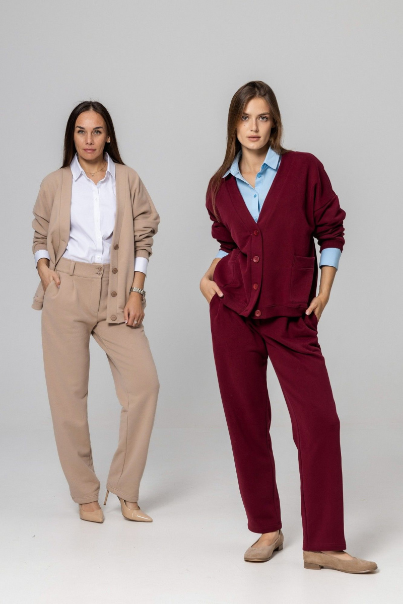 Брючный комплект Twok 952730 бургунди