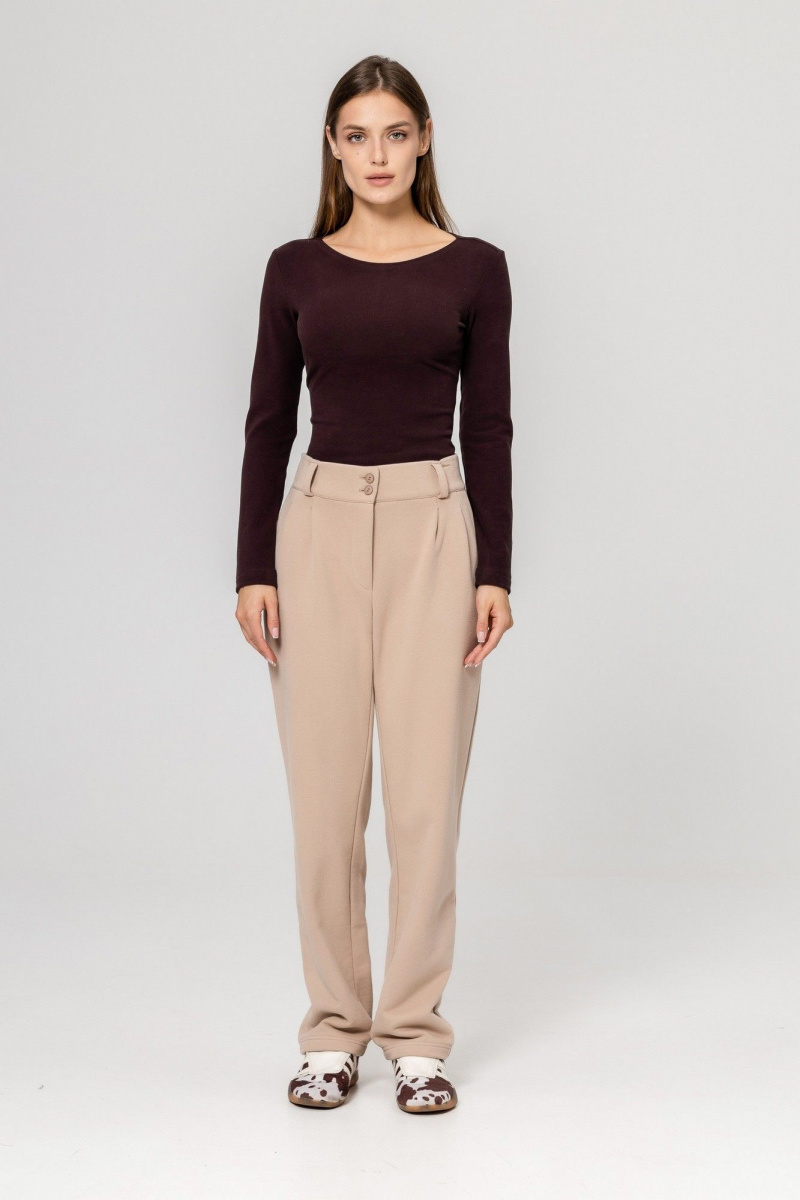 Брюки Twok 952731 бежевый