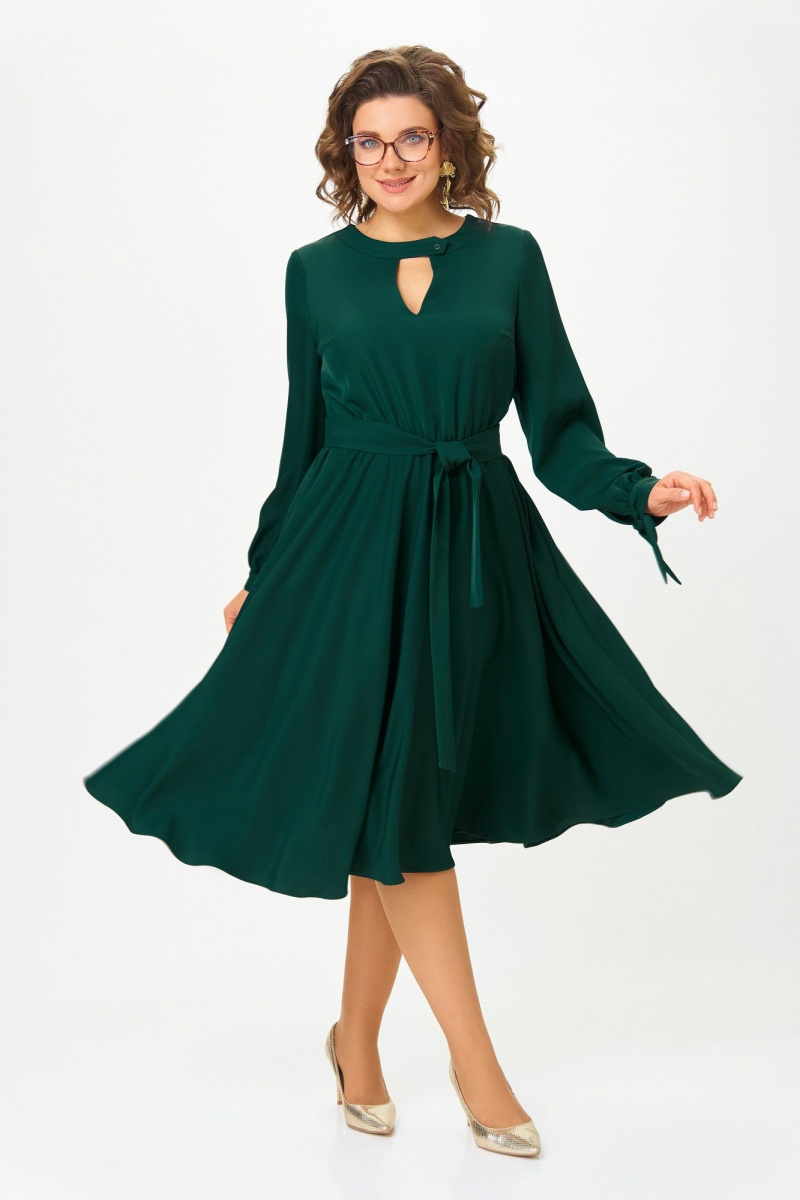 Платья Swallow 891 темный_изумруд