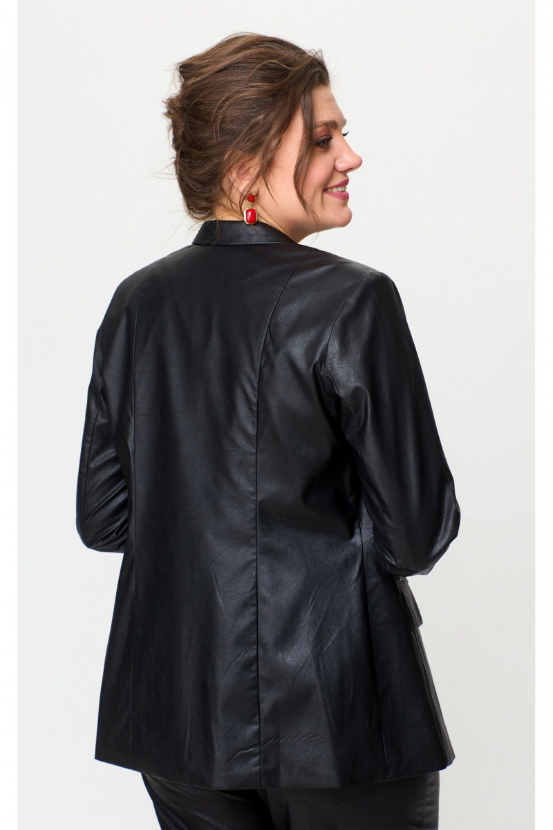 Брючный костюм БелЭльСтиль 412-3_03_22+586-2_76_22 черный