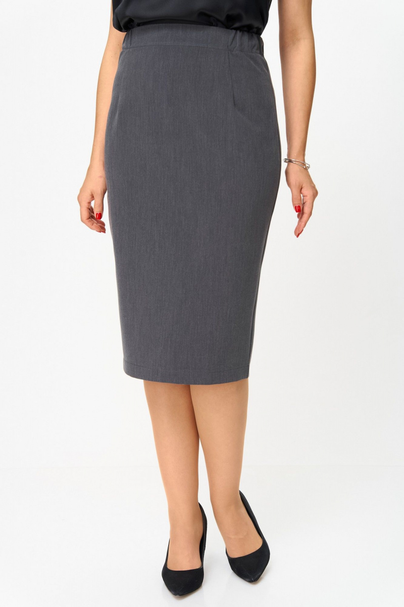 Юбочный костюм ANASTASIA MAK 1302 серый