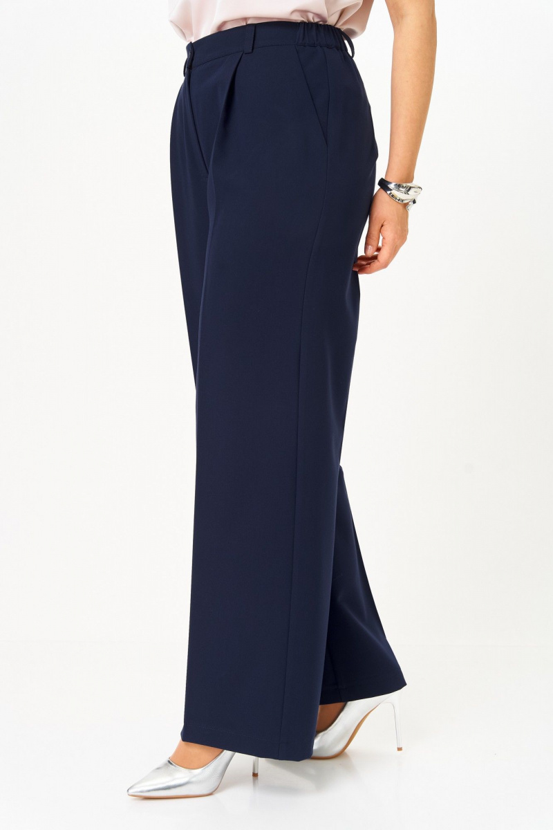 Брючный костюм ANASTASIA MAK 1307 синий