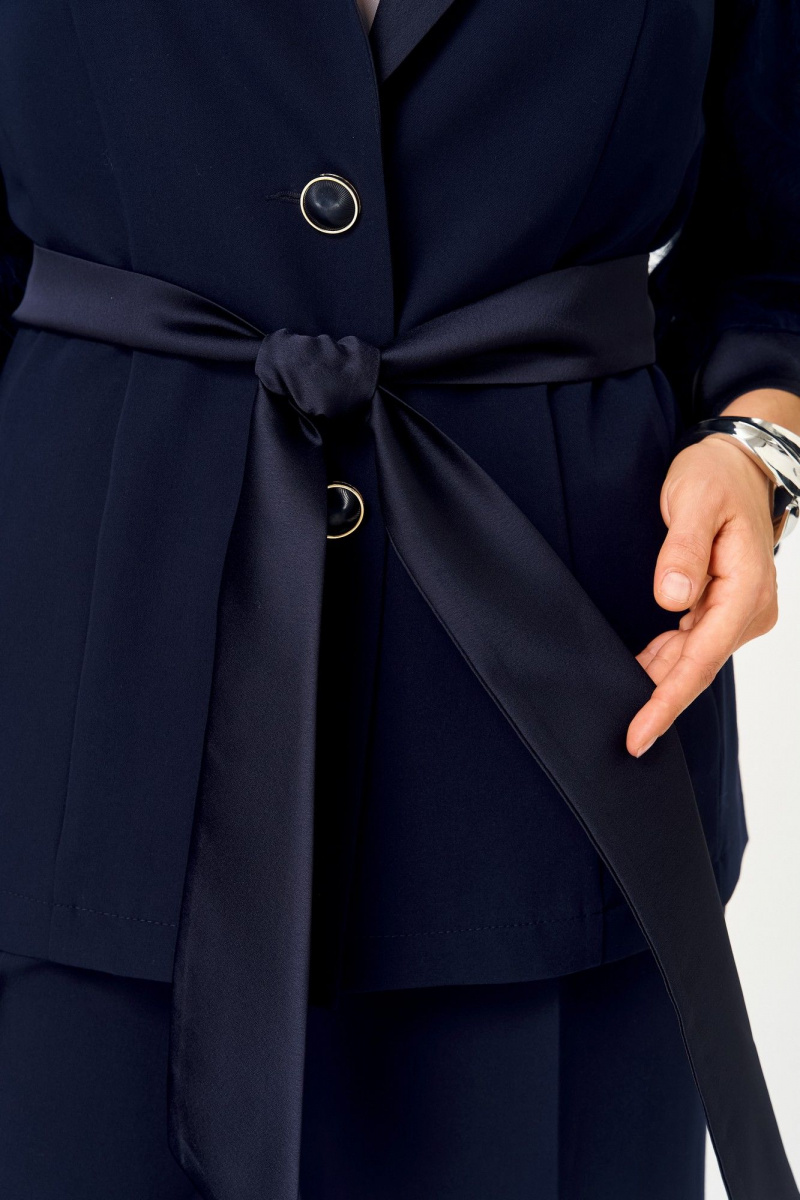 Брючный костюм ANASTASIA MAK 1307 синий