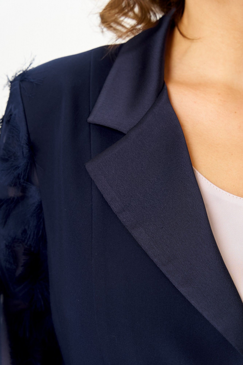 Брючный костюм ANASTASIA MAK 1307 синий