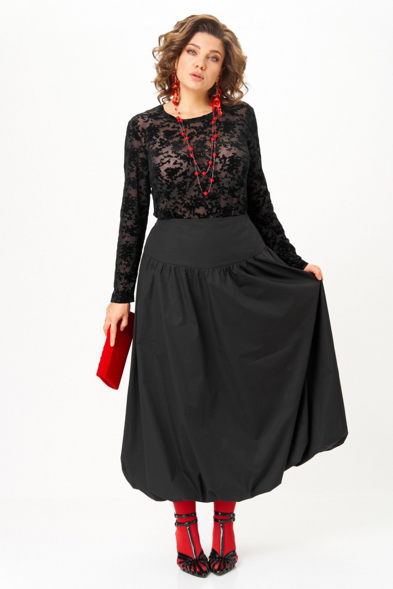 Юбочный комплект Aira Style 24136 черный