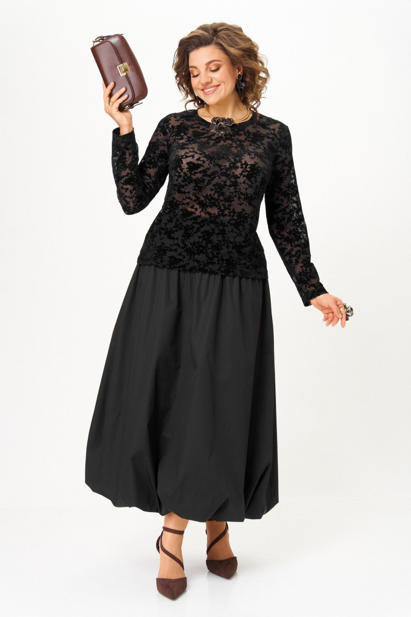 Юбочный комплект Aira Style 24136 черный