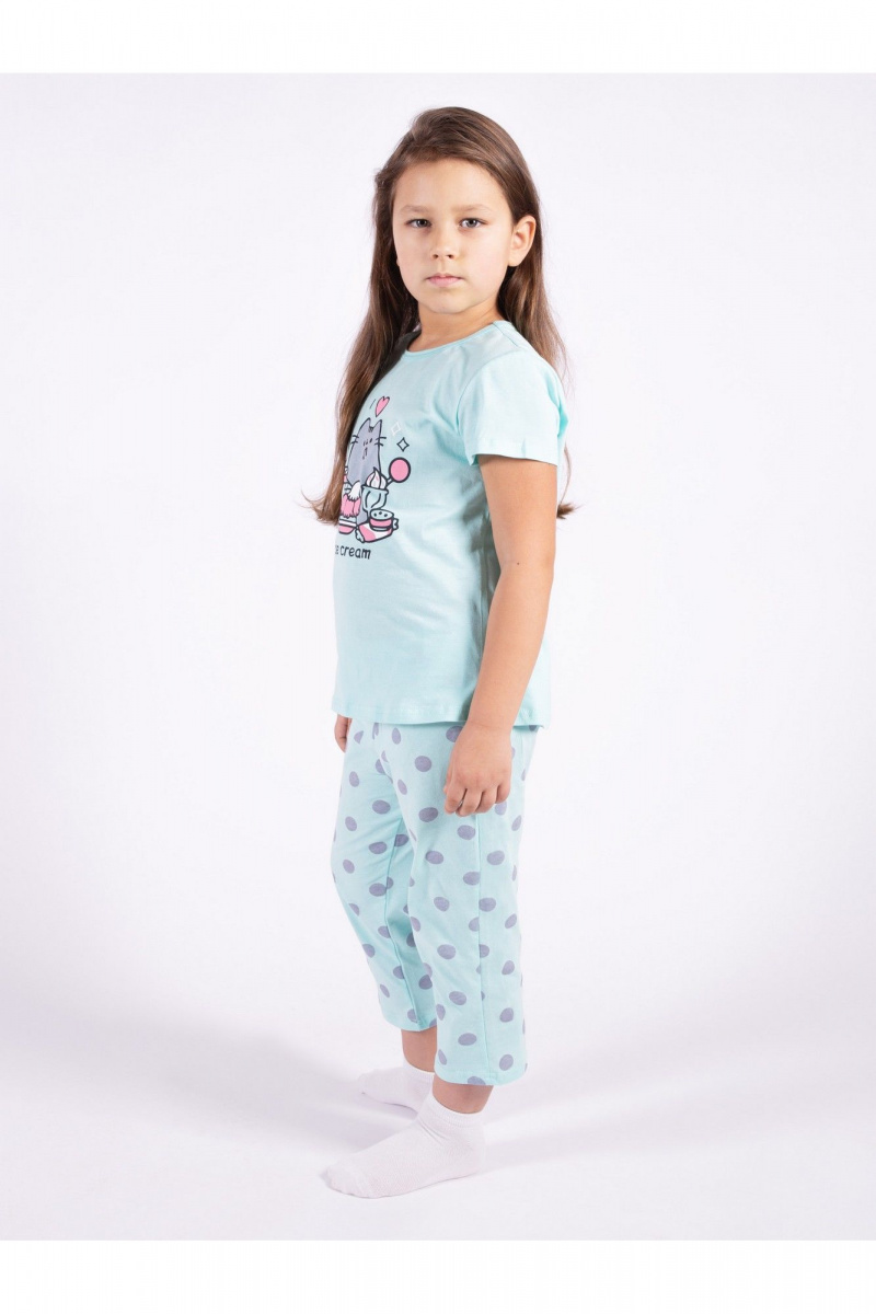 Пижамы 8 Марта 132590-4С594Д40-134,140 салат