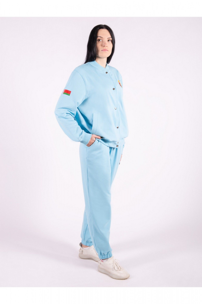 Костюмы 8 Марта 1119-4С5128Д40-170 голубой