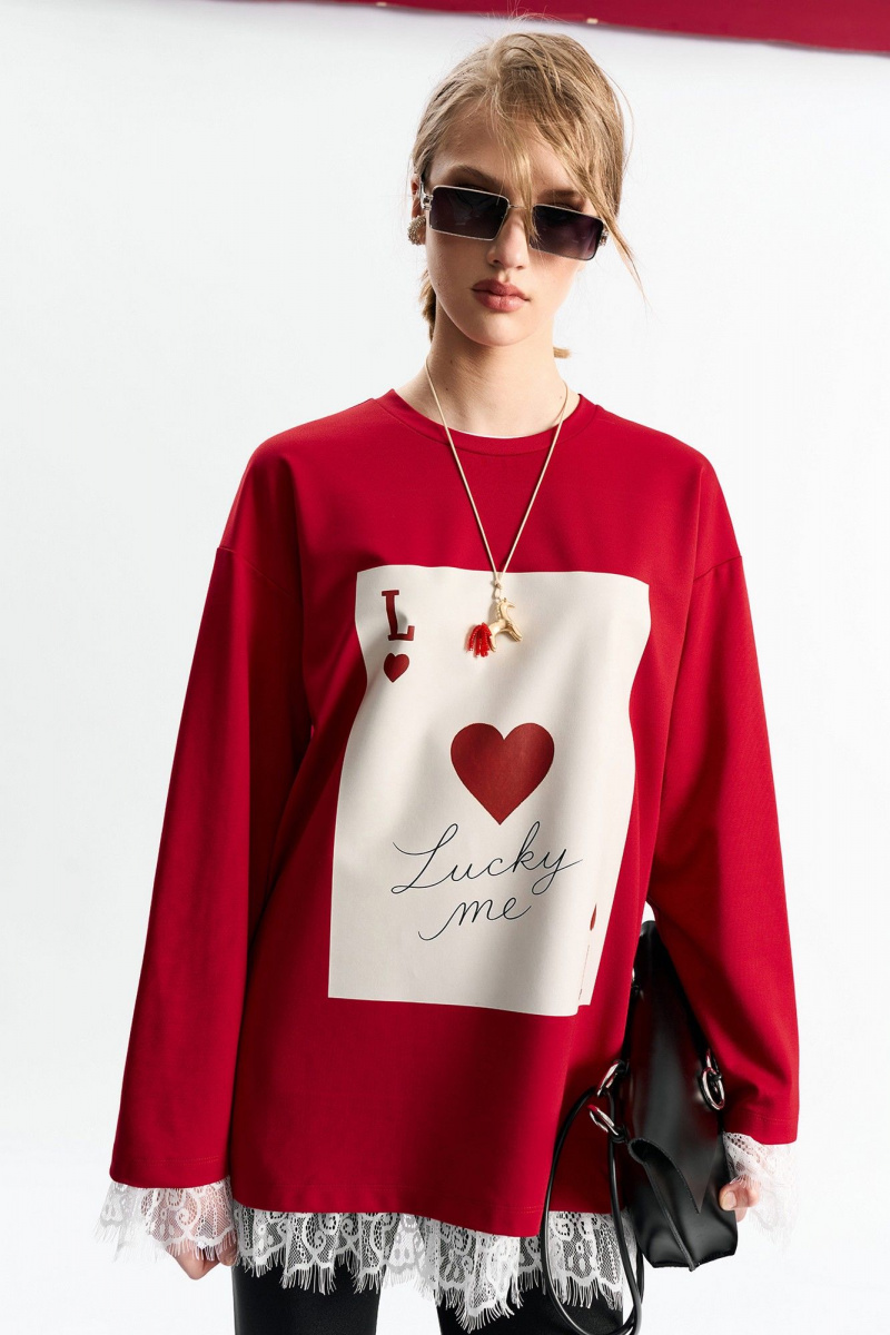 Джемперы MilMil 1279 красный