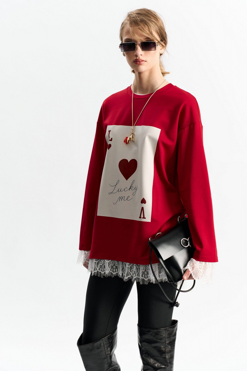 Джемперы MilMil 1279 красный