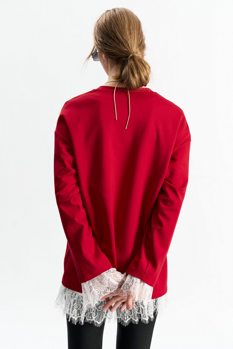 Джемперы MilMil 1279 красный