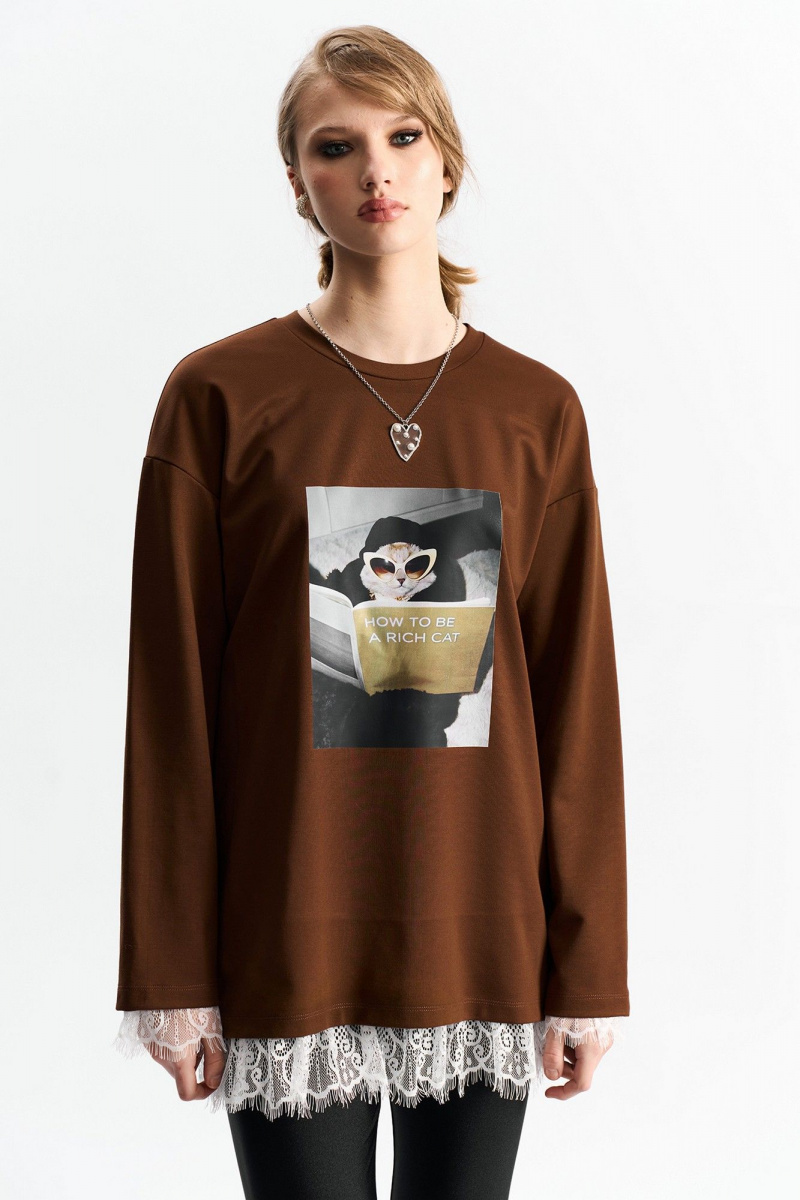 Джемперы MilMil 1280 корица