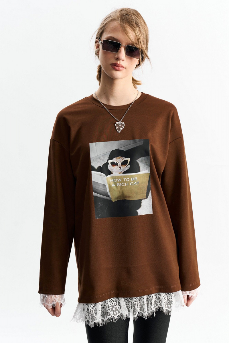 Джемперы MilMil 1280 корица