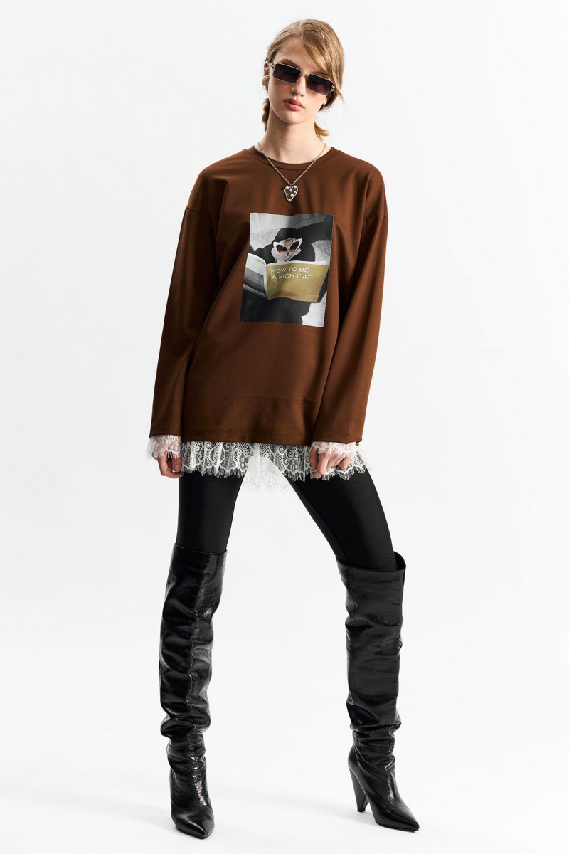 Джемперы MilMil 1280 корица