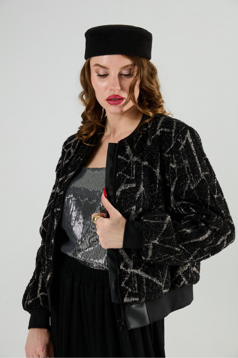 Брючный комплект NikVa 1011-2 бордо/чёрный