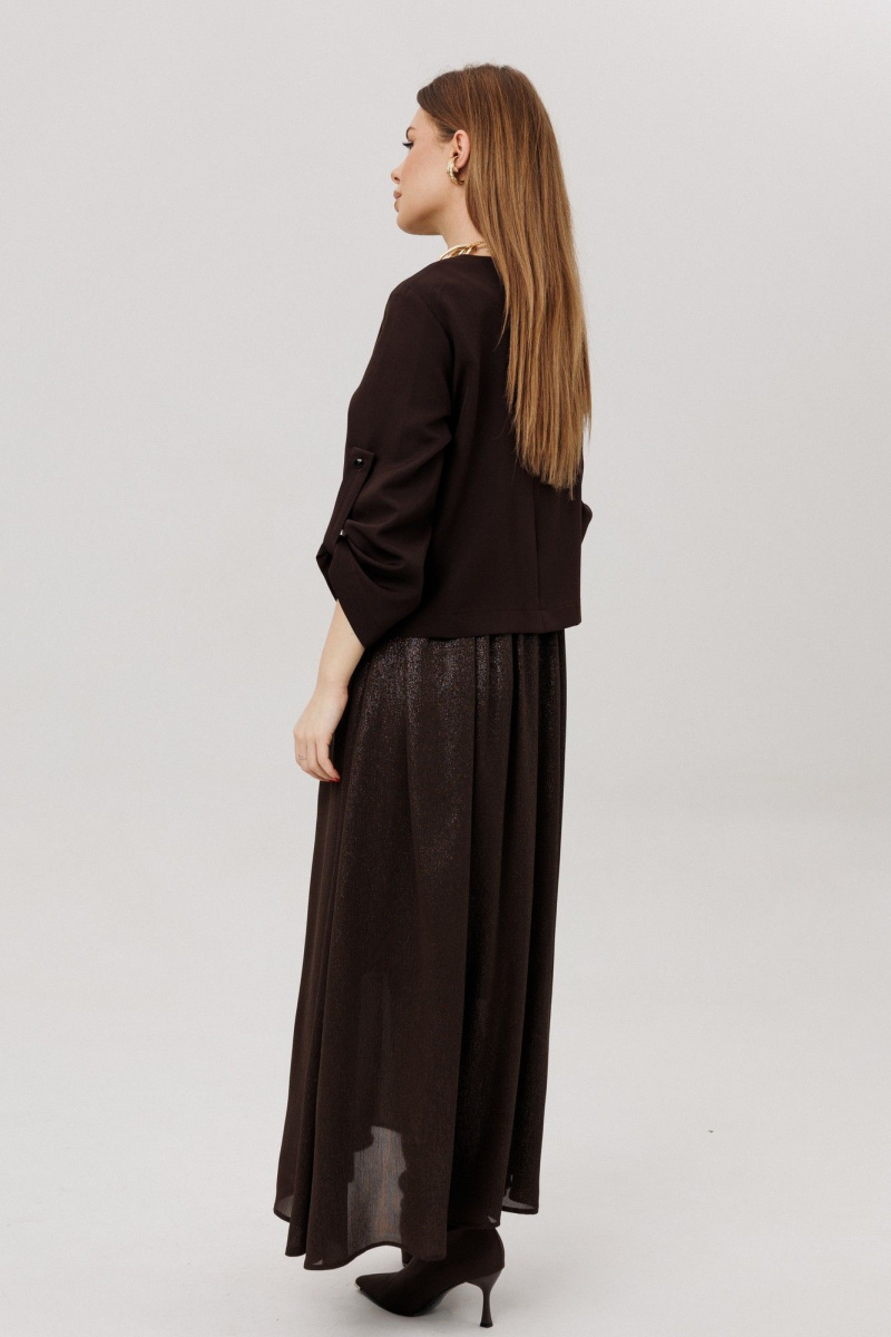 Платья Amberа Style 1007-9 шоколад