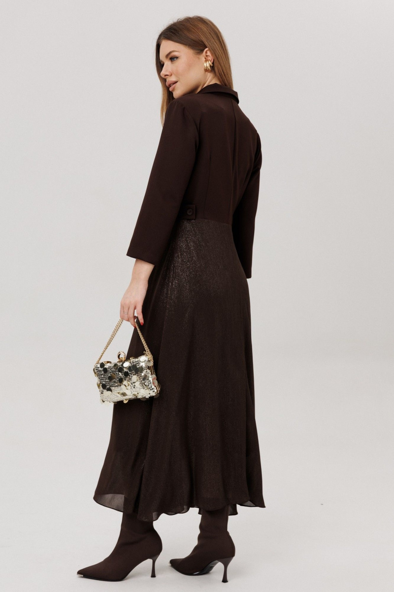 Платья Amberа Style 1034-5 шоколад