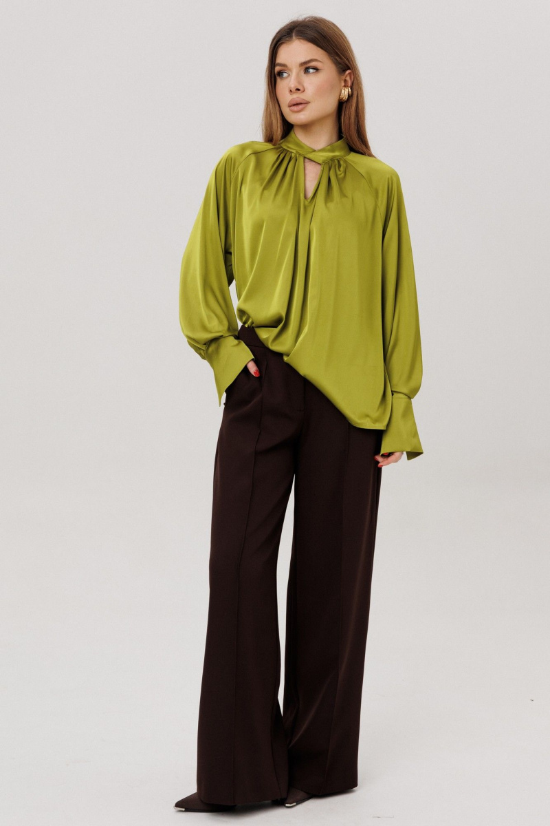 Блузы Amberа Style 1137 оливка