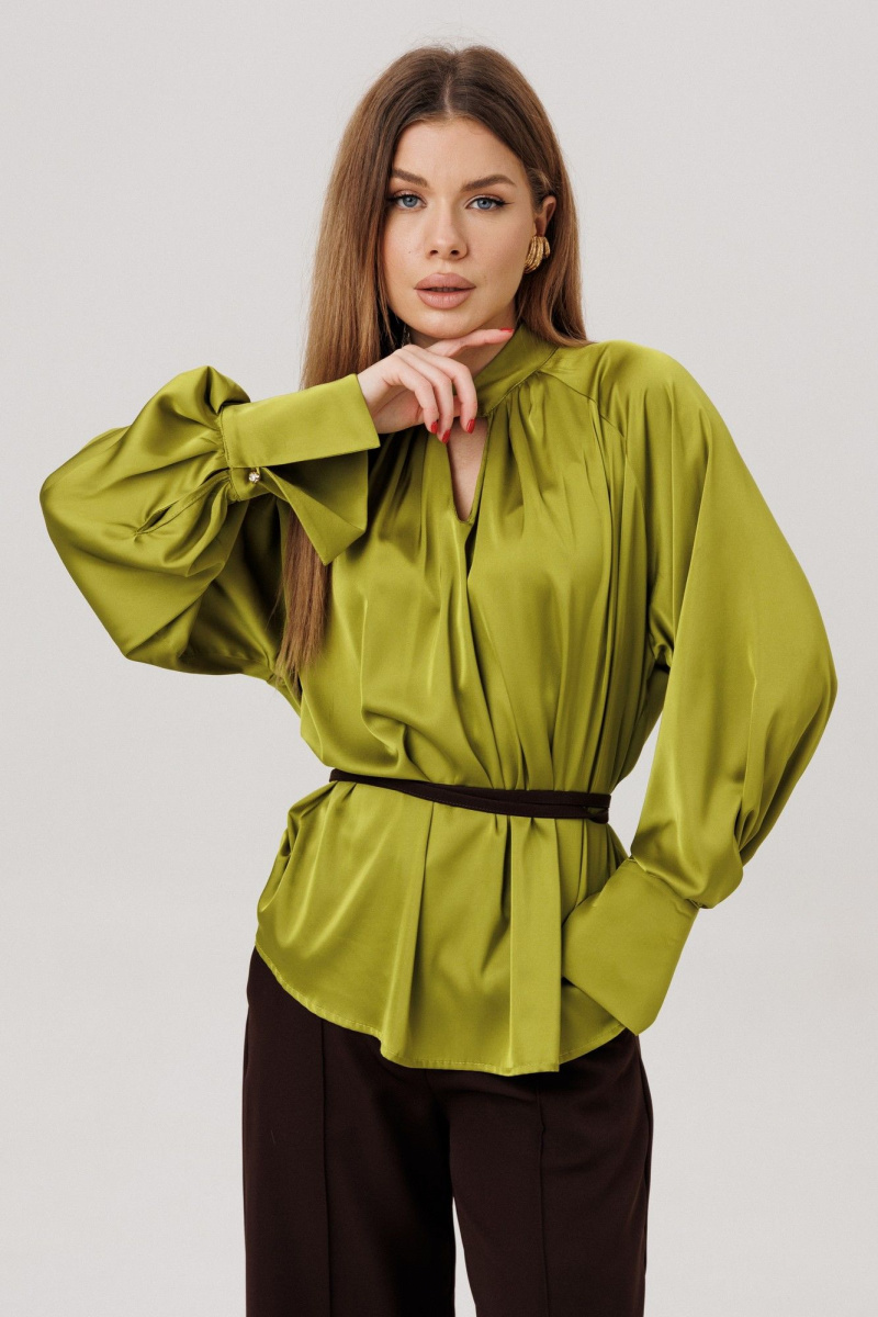 Блузы Amberа Style 1137 оливка