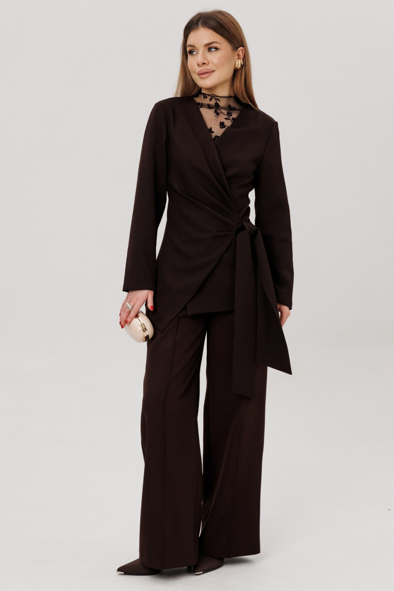 Брючный костюм Amberа Style 2150 шоколад