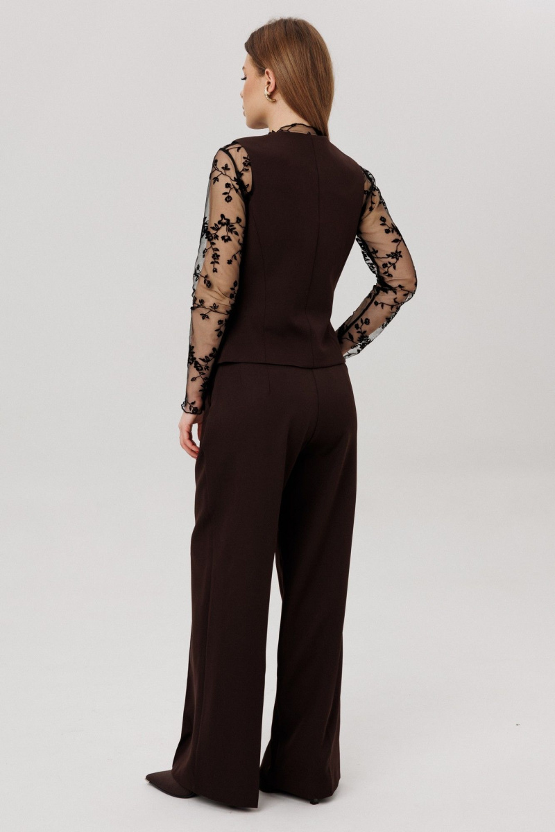 Брючный костюм Amberа Style 3019 шоколад