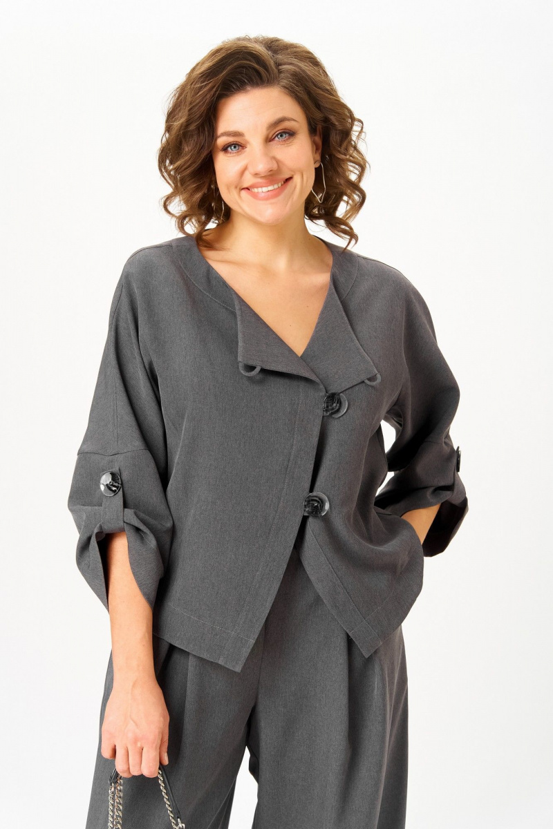 Брючный костюм Michel chic 1436/1 графит