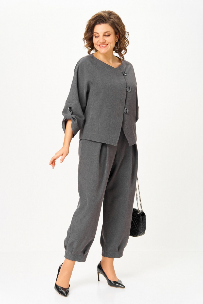 Брючный костюм Michel chic 1436/1 графит