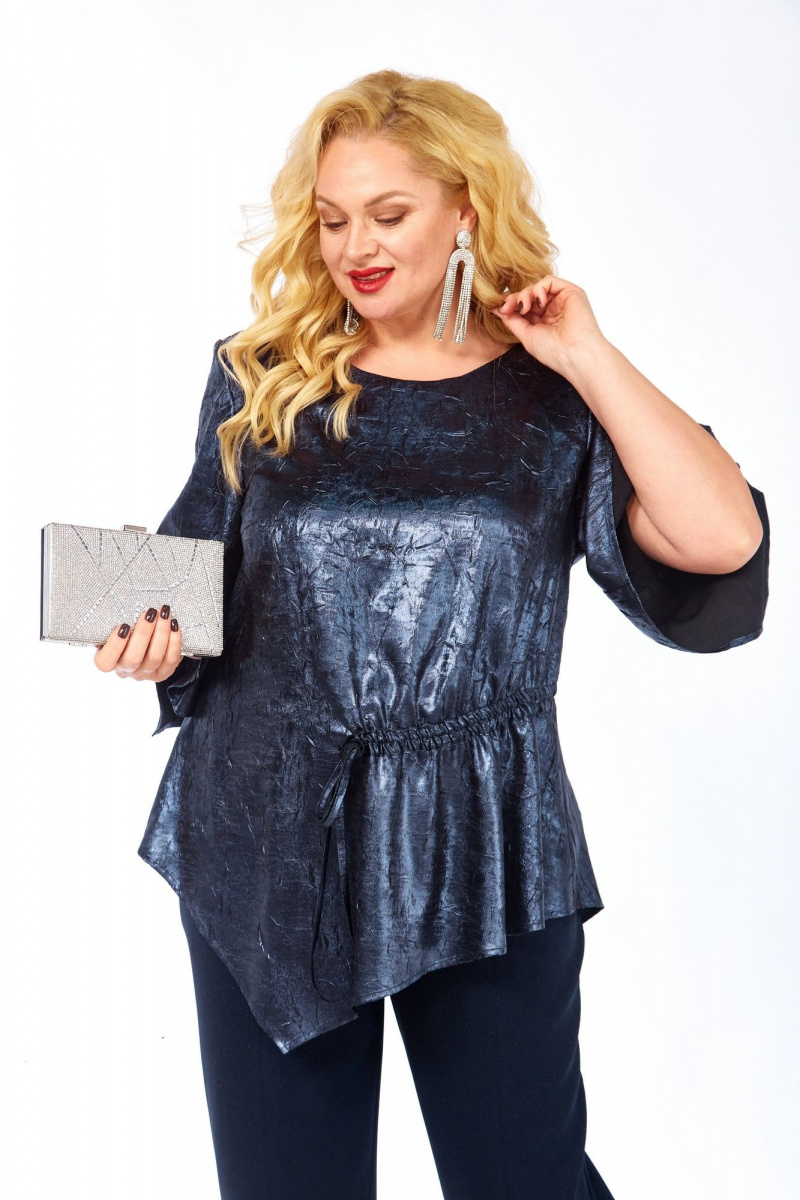 Брючный костюм Элль-стиль 2450 синий