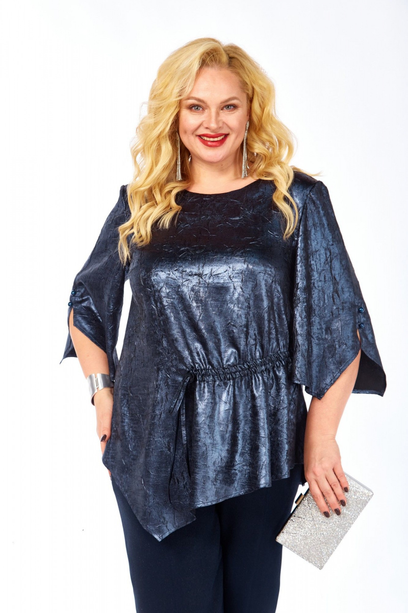 Брючный костюм Элль-стиль 2450 синий