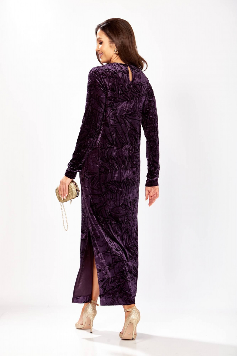 Платья Gizart 5339/1 баклажан_жатый