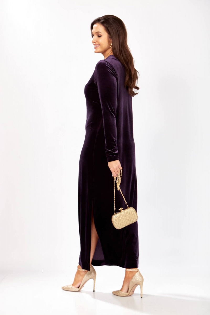 Платья Gizart 5339/1 баклажан