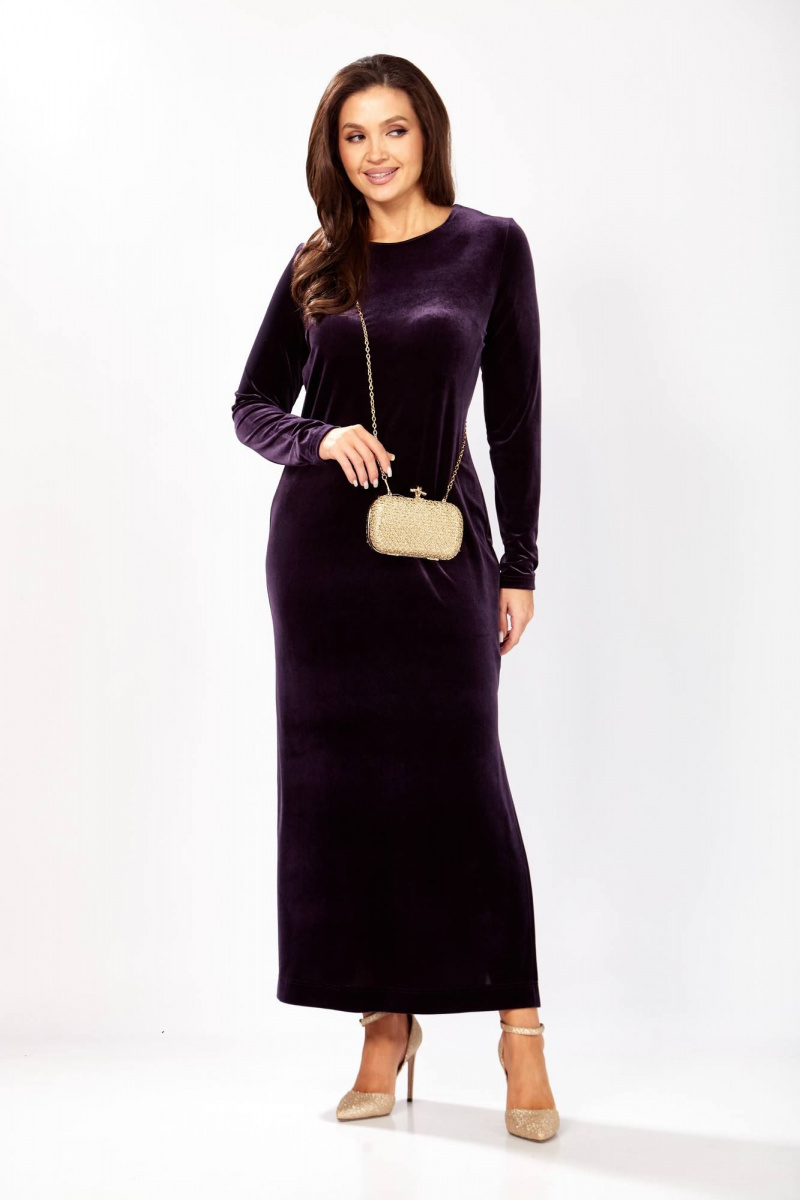 Платья Gizart 5339/1 баклажан