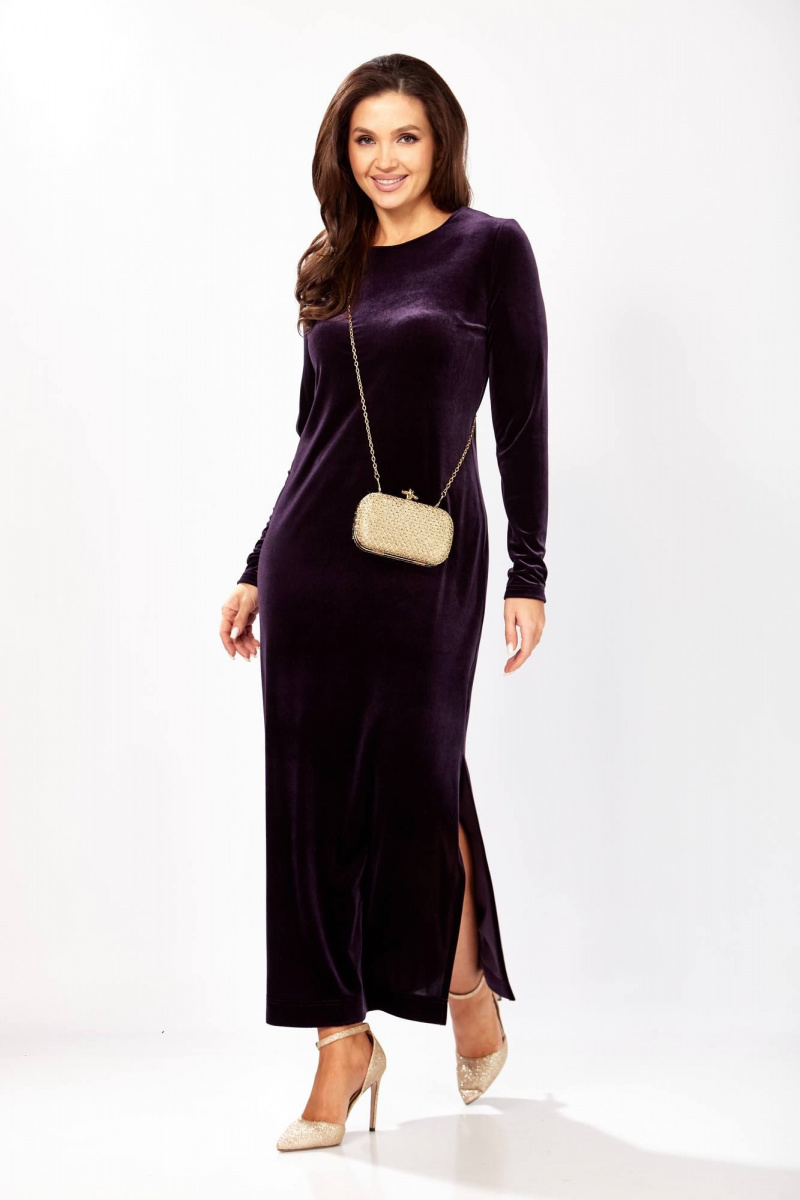 Платья Gizart 5339/1 баклажан