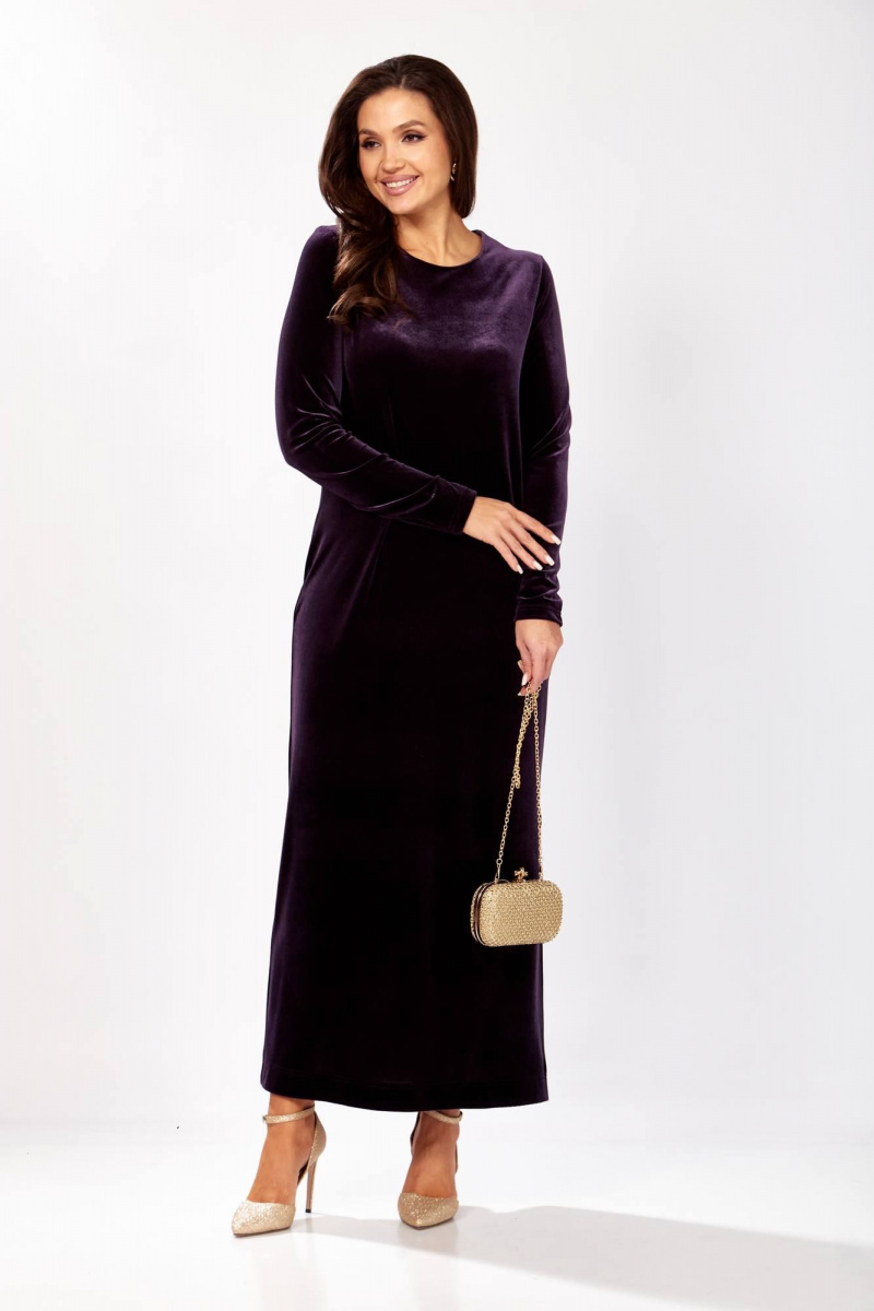 Платья Gizart 5339/1 баклажан