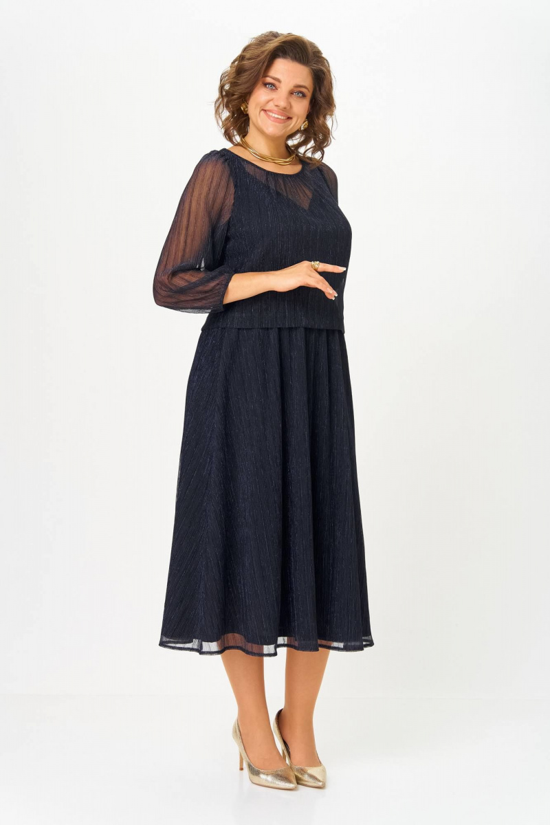 Платья Slaviaelit 562 т.синий