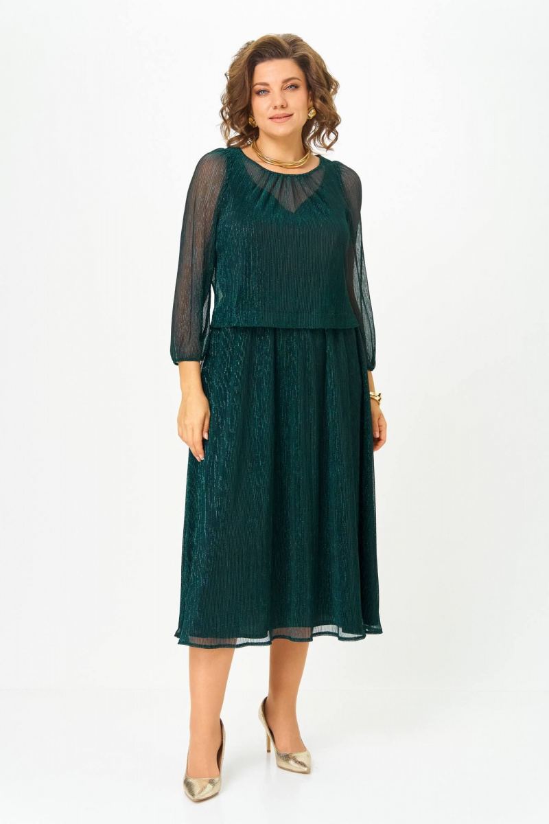 Платья Slaviaelit 562 зеленое