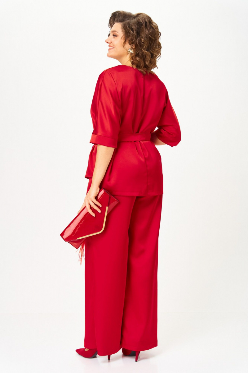 Брючный комплект БагираАнТа 1092А красный