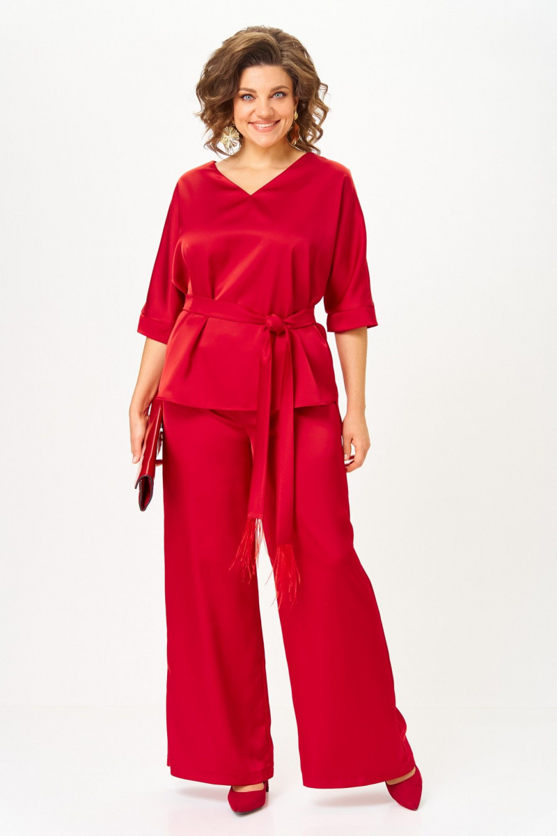 Брючный комплект БагираАнТа 1092А красный