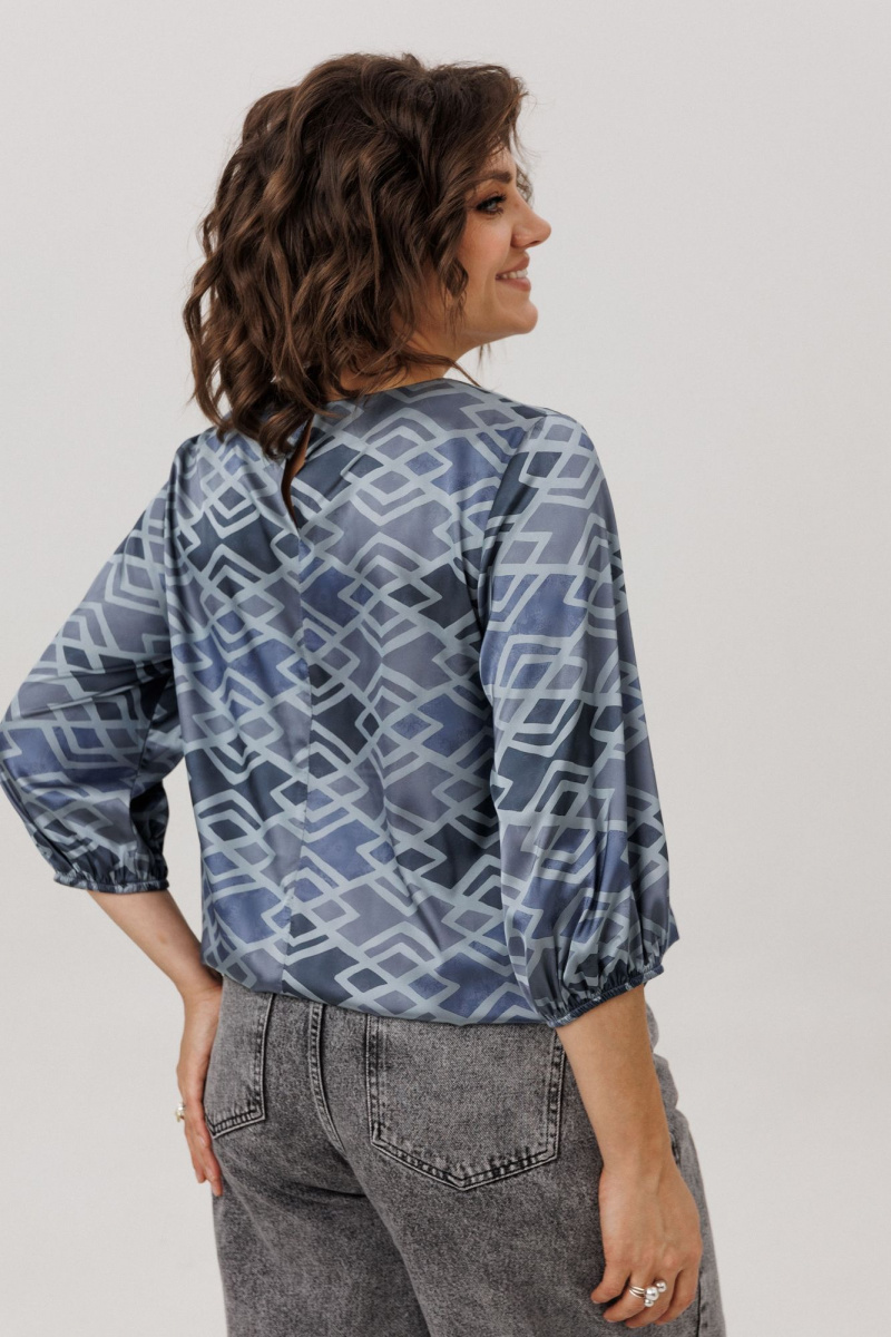 Блузы Anelli 1779.1 аронианский_синий