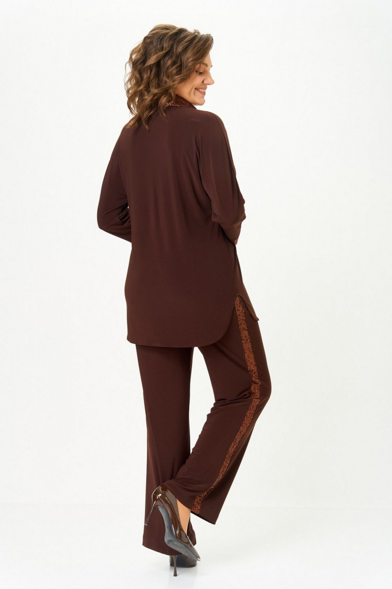 Брючный комплект Svetlana-Style 3017  темный_шоколад